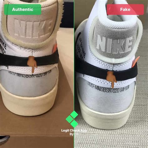 the 10 nike blazer mid off white fake|nike blazer low black white.